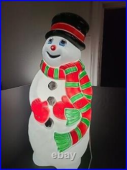 Vintage Grand Venture 1997 Frosty The Snowman Lighted Christmas Blow Mold 38