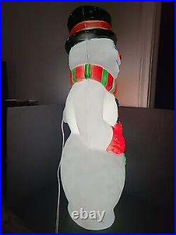 Vintage Grand Venture 1997 Frosty The Snowman Lighted Christmas Blow Mold 38