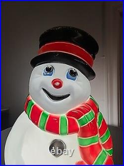 Vintage Grand Venture 1997 Frosty The Snowman Lighted Christmas Blow Mold 38