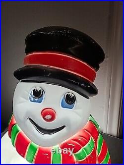 Vintage Grand Venture 1997 Frosty The Snowman Lighted Christmas Blow Mold 38