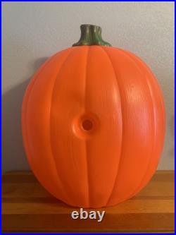 Vintage Grand Venture Plastics Jack O' Lantern Pumpkin Large Blow Mold 24 A
