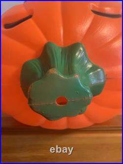 Vintage Grand Venture Plastics Jack O' Lantern Pumpkin Large Blow Mold 24 A
