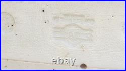 Vintage Grand Venture Santa And Sleigh With 1 Reindeer Lighted Blow Mold