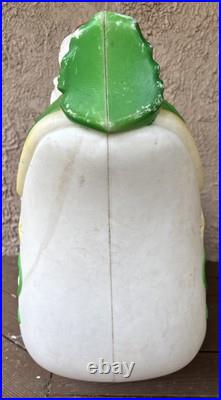 Vintage Grand Venture Santa Claus on Sled Blow Mold Christmas Yard Decoration