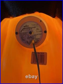 Vintage Halloween Black Cat And Pumpkin Blowmold