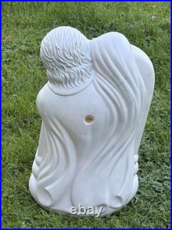 Vintage Halloween Blow Mold Tombstone Grave Skeleton Trick Or Treat 28 Tall