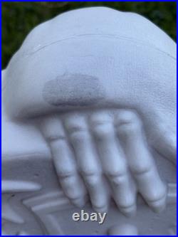 Vintage Halloween Blow Mold Tombstone Grave Skeleton Trick Or Treat 28 Tall