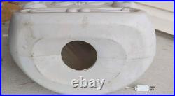 Vintage Halloween Blow Mold Tombstone Gravestone Lighted Trick Or Treat Skeleton