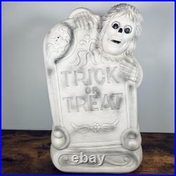 Vintage Halloween Blow Mold Tombstone Trick Or Treat General 28 80's 90's Vintage Halloween Blow Mold Tombstone Trick Or Treat General 28 80's 90's