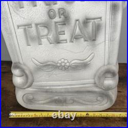 Vintage Halloween Blow Mold Tombstone Trick Or Treat General 28 80's 90's