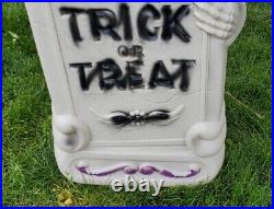 Vintage Halloween Blow Mold by General Foam TRICK OR TREAT ZOMBIE Headstone 28
