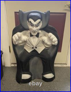 Vintage Halloween Blow Mold of Count Dracula