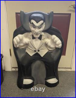 Vintage Halloween Blow Mold of Count Dracula