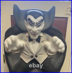 Vintage Halloween Blow Mold of Count Dracula