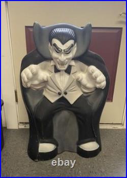 Vintage Halloween Blow Mold of Count Dracula