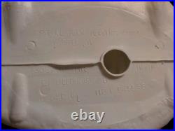 Vintage Halloween Blowmold Plastic Ghost & Cat Decoration, General Foam, WORKS