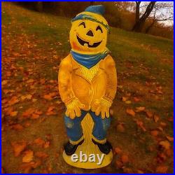 Vintage Halloween Empire Blow Mold Jack-O-Lantern Scarecrow 1995