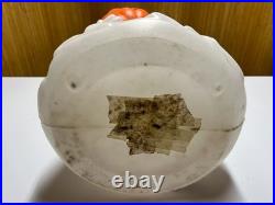 Vintage Halloween Ghost Holding Pumpkin Light Up Blow Mold 34 General Foam