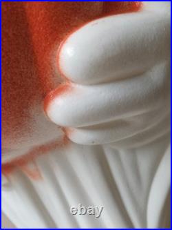 Vintage Halloween Ghost&Pumpkin Light Up Blow Mold 34Porch, Yard, Home Decor