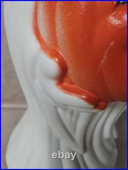 Vintage Halloween Ghost&Pumpkin Light Up Blow Mold 34Porch, Yard, Home Decor