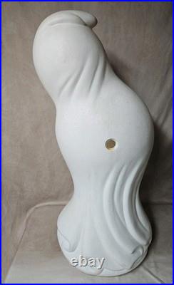 Vintage Halloween Ghost&Pumpkin Light Up Blow Mold 34Porch, Yard, Home Decor