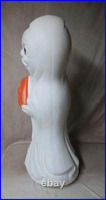 Vintage Halloween Ghost&Pumpkin Light Up Blow Mold 34Porch, Yard, Home Decor