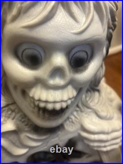 Vintage Halloween Headstone Blow Mold Trick Or Treat Haunted Tombstone 28