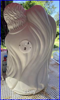 Vintage Halloween Lighted Blow Mold Trick or Treat Tombstone Grave 29L@@K
