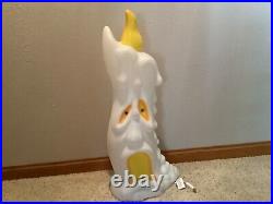 Vintage Halloween Melting Candle 2 Sided Face 36 Blow Mold By General Foam