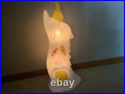 Vintage Halloween Melting Candle 2 Sided Face 36 Blow Mold By General Foam