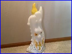 Vintage Halloween Melting Candle 2 Sided Face 36 Blow Mold By General Foam