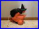 Vintage Halloween Plastic Blowmold Flying Witch Union Don Featherstone Rare