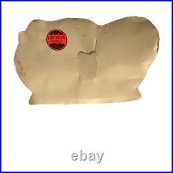 Vintage Halloween Plastic Vaccuform Blow Mold Flatback Plaque Star Band Co USA