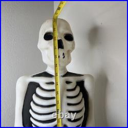 Vintage Halloween RIP Tombstone Skeleton Headstone Blow Mold Empire Works Flaws Vintage Halloween RIP Tombstone Skeleton Headstone Blow Mold Empire Works Flaws