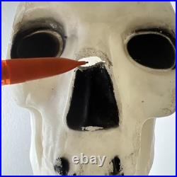 Vintage Halloween RIP Tombstone Skeleton Headstone Blow Mold Empire Works Flaws Vintage Halloween RIP Tombstone Skeleton Headstone Blow Mold Empire Works Flaws