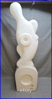 Vintage Halloween Union Blow Mold Ghost Stack Bat Tombstone 1995 Light Up