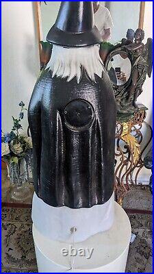 Vintage Halloween Wicked Witch With Broom Empire 39 empire blow mold witch vtg