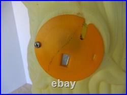 Vintage Halloween pumpkin scarecrow jack-O-lantern blow mold 33 inches