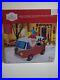 Vintage Holiday Bus with Santa & Friends 7 Foot Inflatables Christmas Gemmy