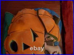 Vintage JOL Halloween Plastic Vaccuform Blow Mold Flatback Plaque Star Band Co