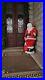 Vintage Life Size Blow Mold Santa 60 Tall With Light Cord