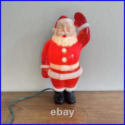 Vintage Lot 13 Empire Christmas Blow Molds Snowman Candle + Wall Hanger Santa