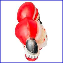 Vintage Mr & Mrs Clause Light Up Blow Mold Christmas Decoration 1978 Empire