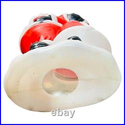 Vintage Mr & Mrs Clause Light Up Blow Mold Christmas Decoration 1978 Empire