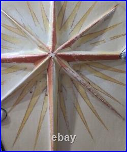 Vintage Noma Decor Lite Christmas Nativity Plastic Celluloid Blow Mold Light Up