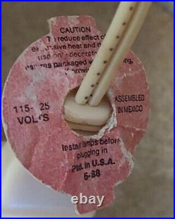Vintage Noma Decor Lite Christmas Nativity Plastic Celluloid Blow Mold Light Up