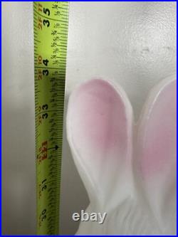 Vintage Painter Bunny Blow Mold Easter Egg Paintbrush Pastels 34 TPI 1994 Rare