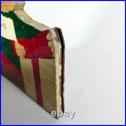 Vintage Primitive Exterior Christmas Holiday Yard Decor. 5 Plywood Elf Cutouts