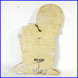 Vintage Primitive Exterior Christmas Holiday Yard Decor. 5 Plywood Elf Cutouts