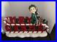 Vintage RARE Commercial Grade Merry Christmas Elf Resin Fiberglass CHRISTMAS